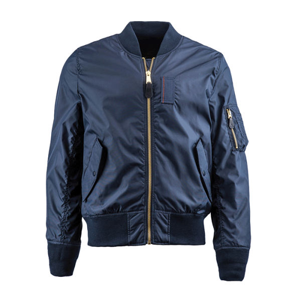 Short Nylon-Effect Puffer Jacket